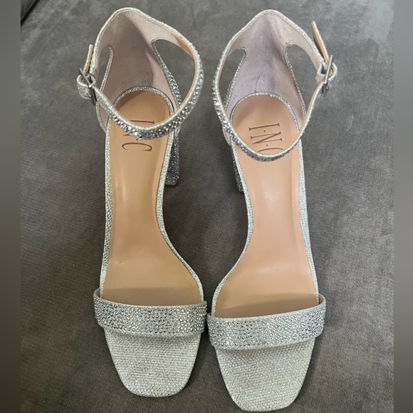 INC Rhinestone Block Heels Lexini - Picture 3 of 4